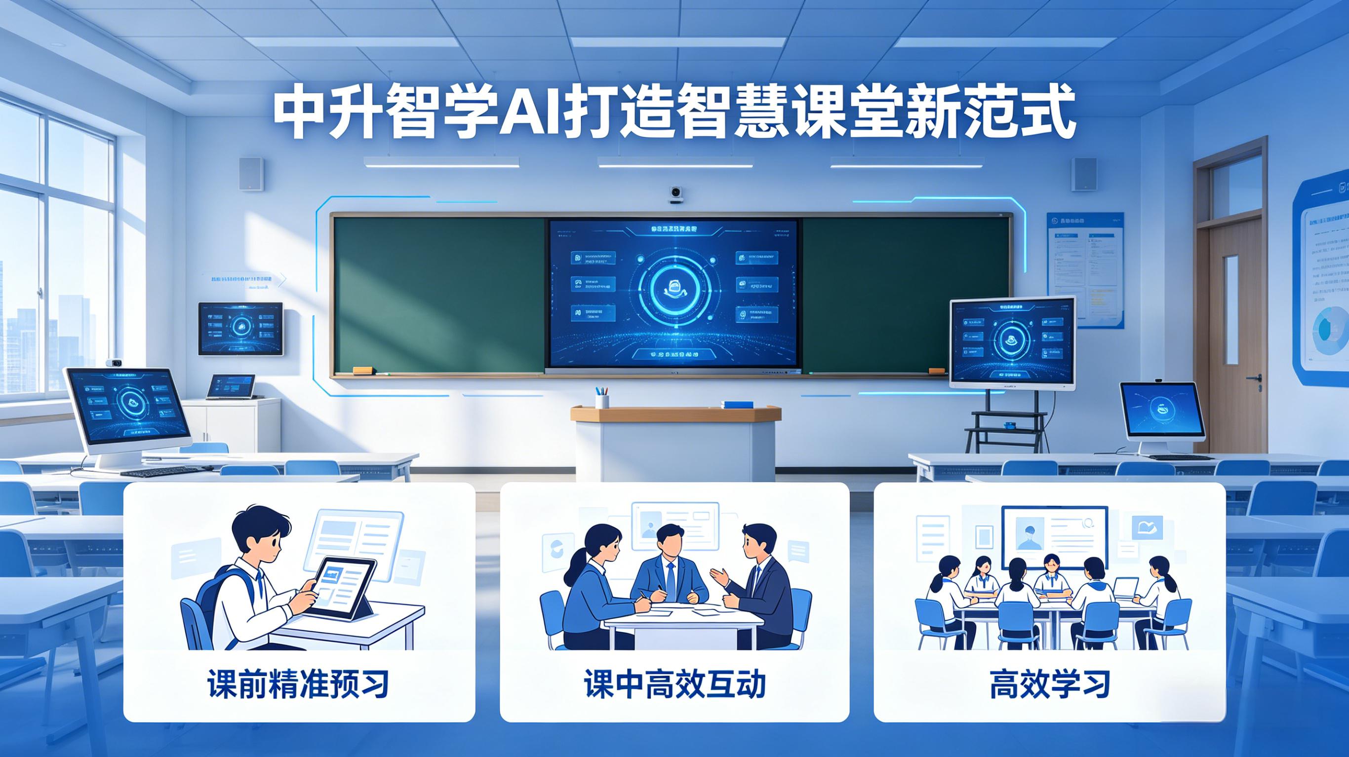 课前精准预习，课中高效互动，中升智学 AI 打造智慧课堂新范式