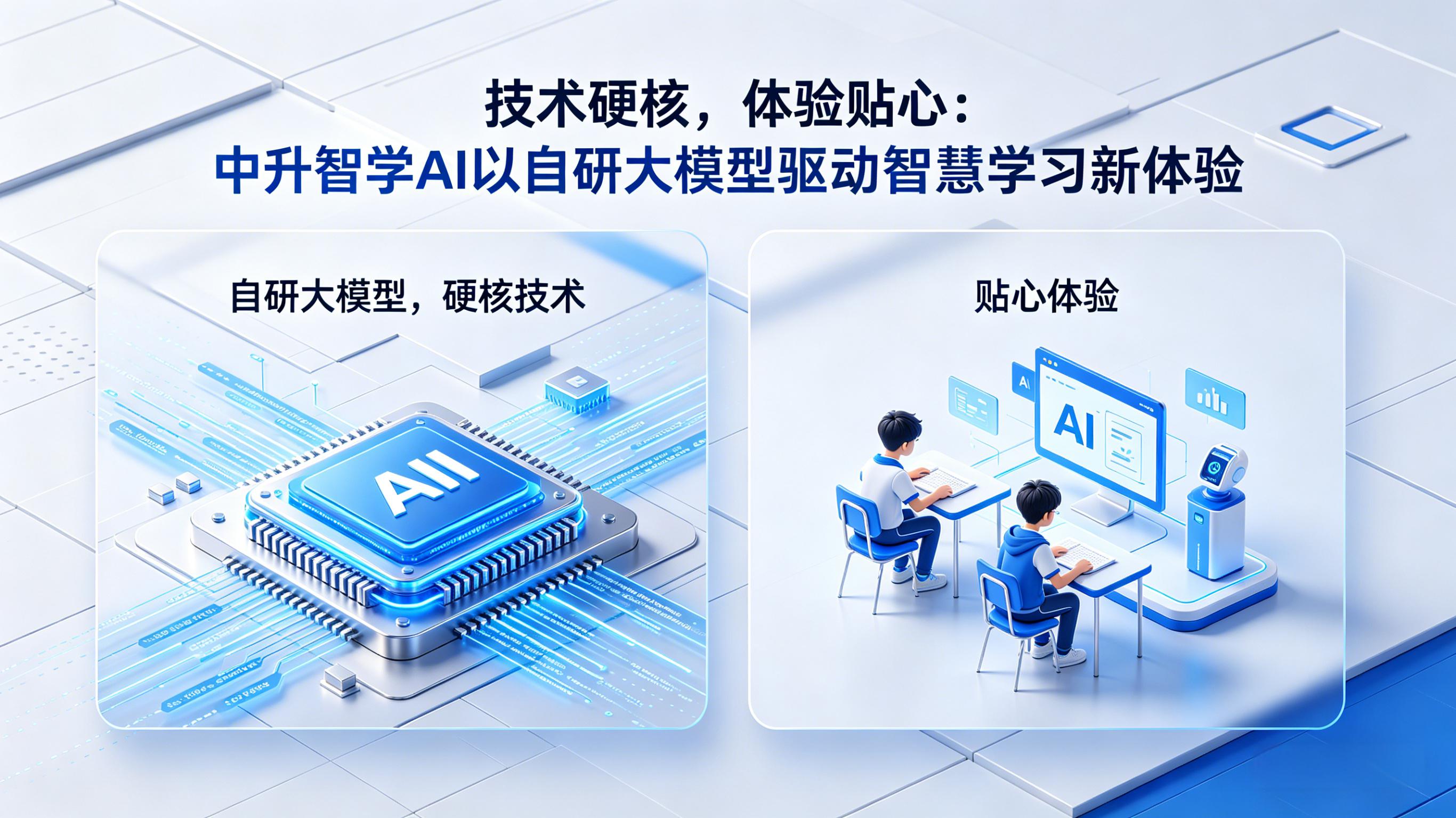 技术硬核，体验贴心：中升智学 AI 以自研大模型驱动智慧学习新体验