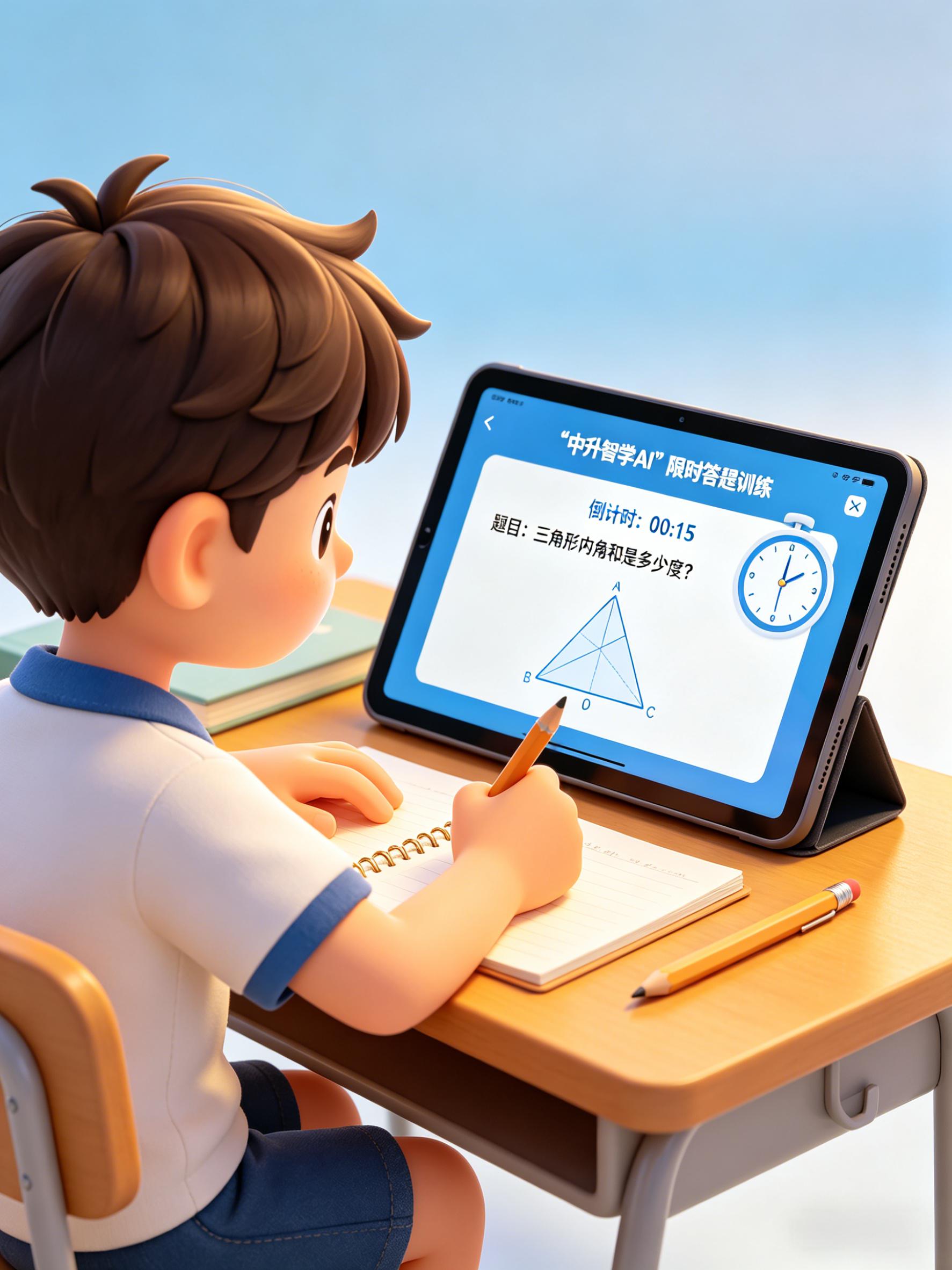 每天用多久中升智学AI，才能看到成绩提升？