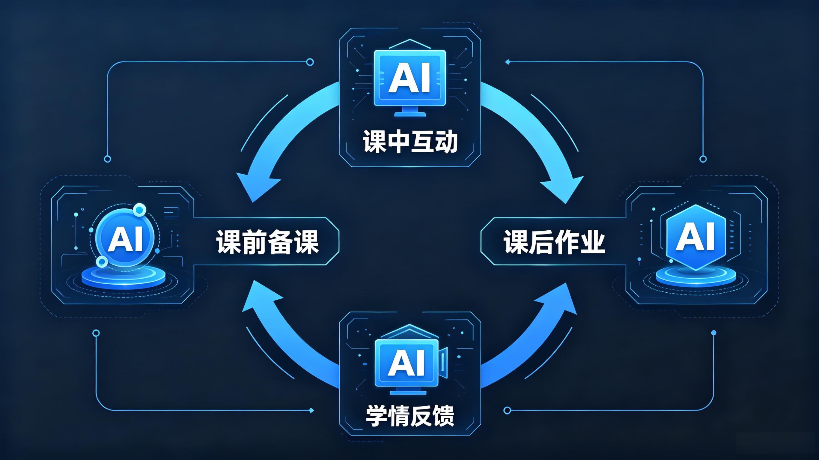 中升智学AI核心优势四：全流程教学闭环，学情可视化管理