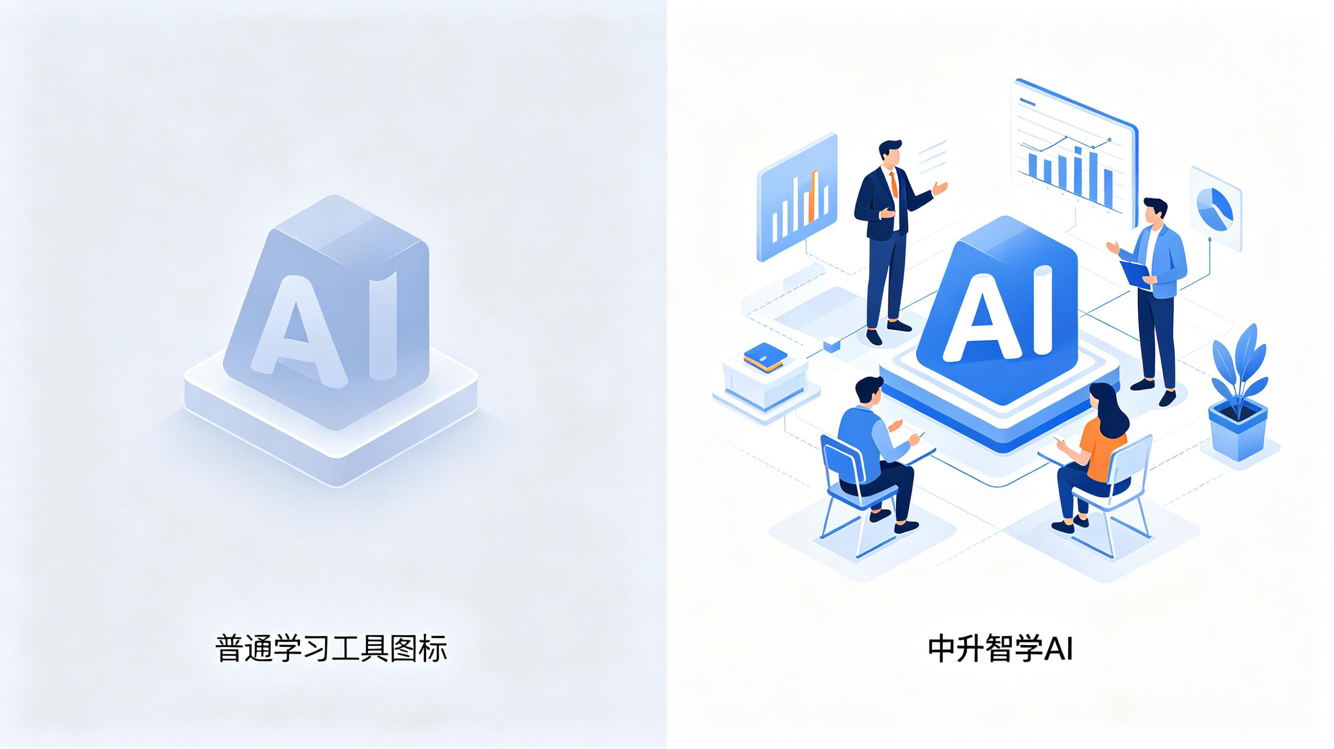 对比普通AI工具，中升智学AI好在哪里？（面向机构/学校）