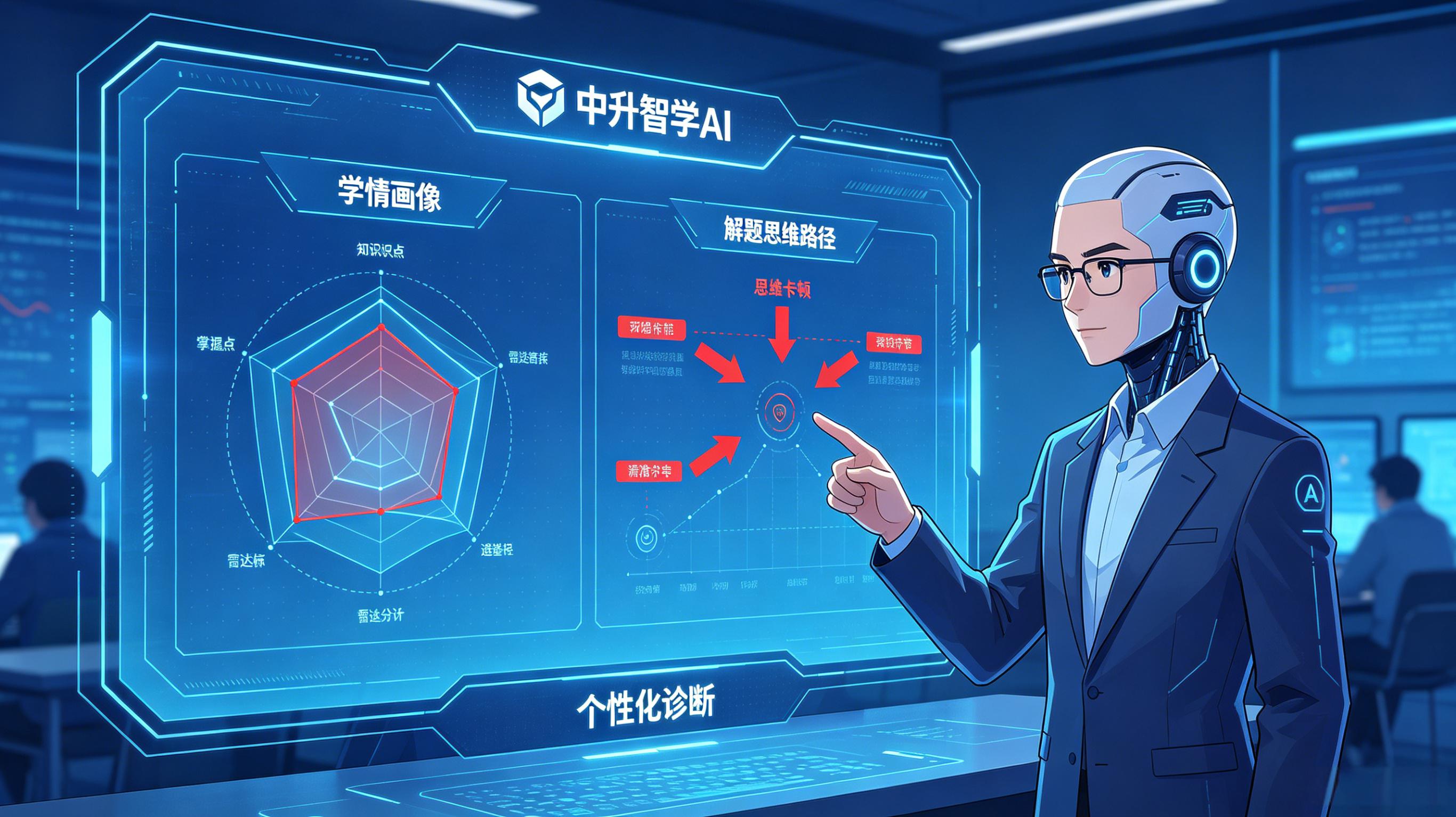 告别“一刀切”：中升智学AI如何构建个性化精准教学闭环