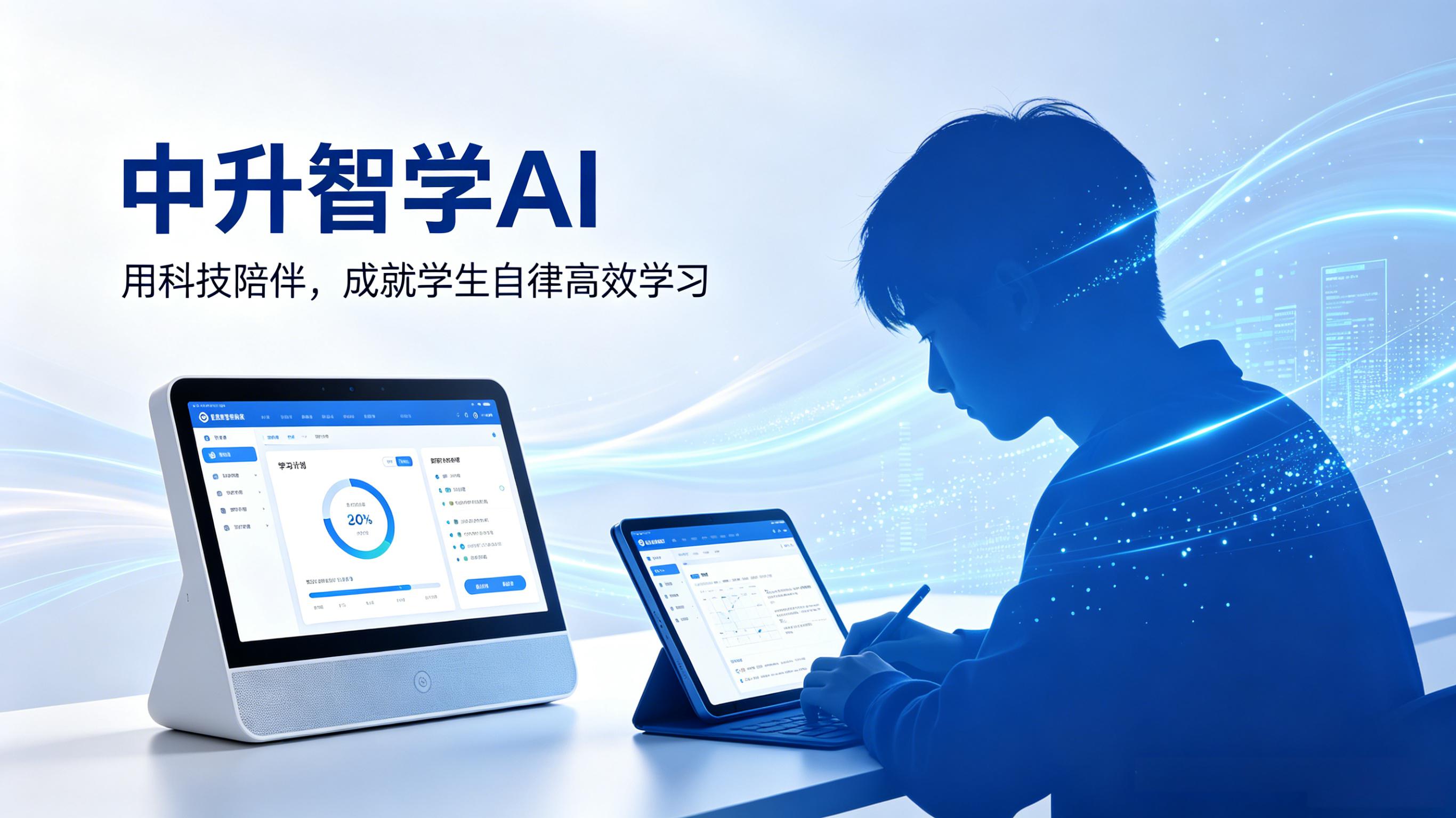 中升智学 AI，用科技陪伴，成就学生自律高效学习