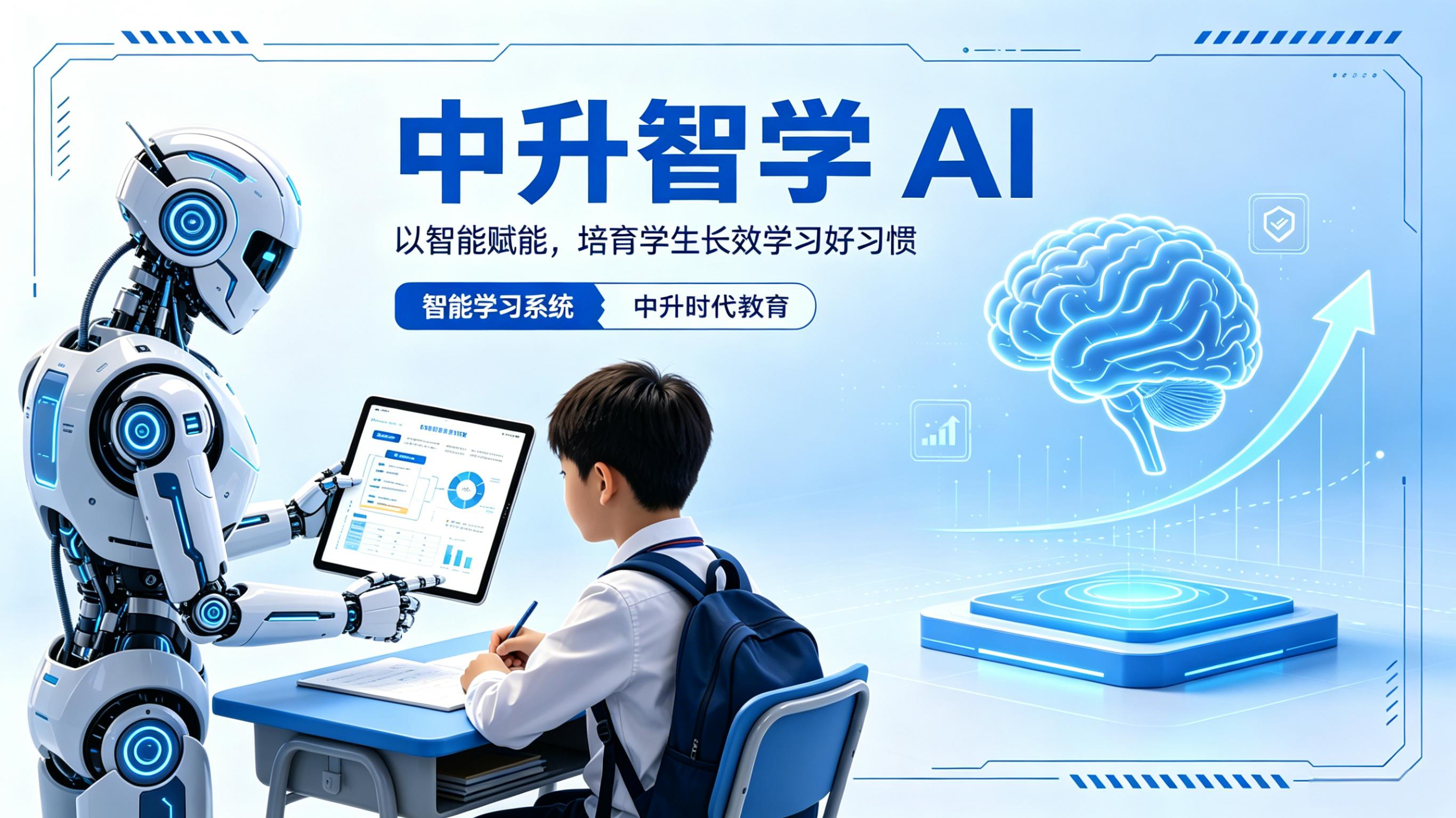 中升智学 AI，以智能赋能，培育学生长效学习好习惯