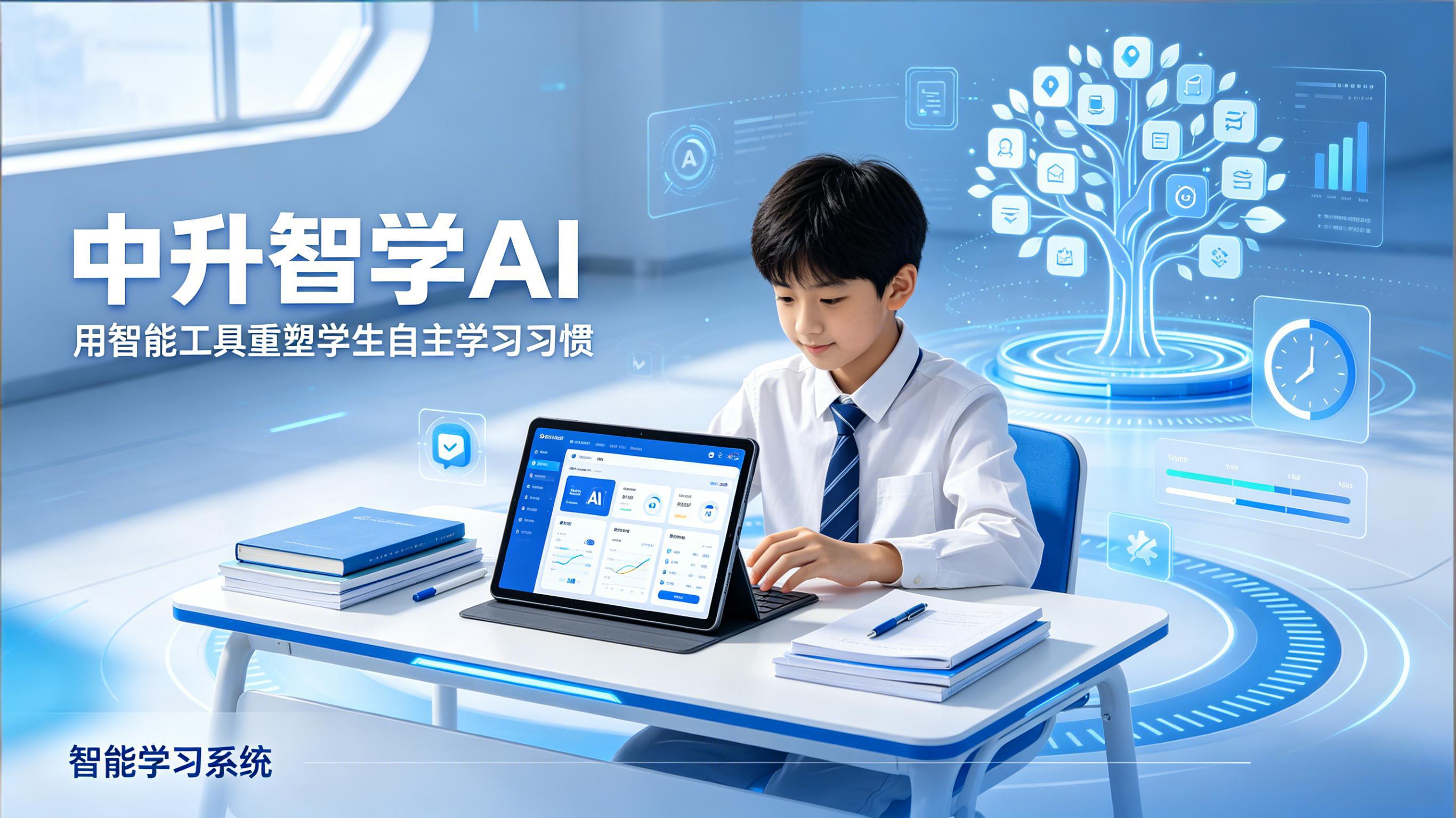 中升智学 AI，用智能工具重塑学生自主学习习惯