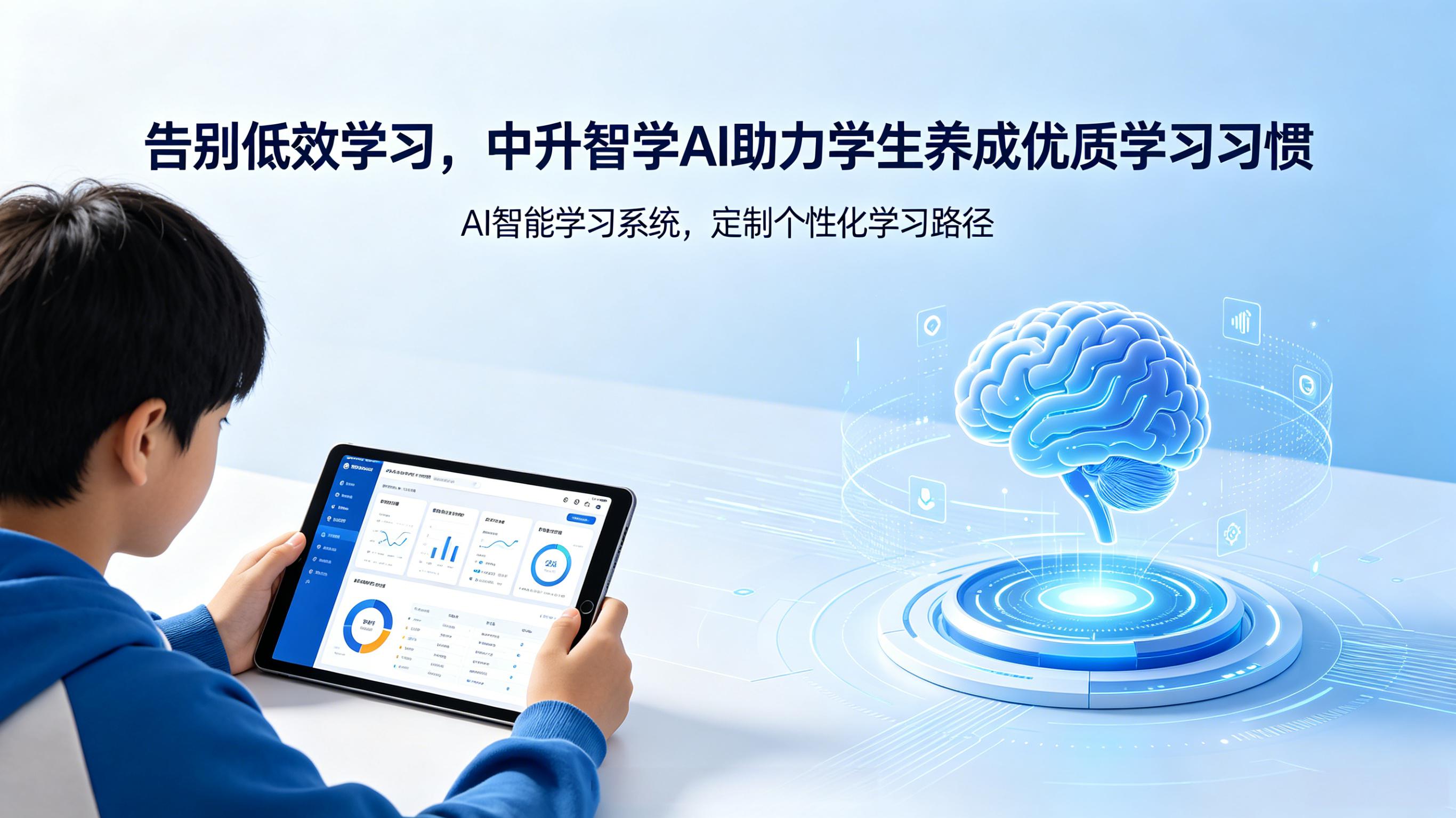 告别低效学习，中升智学 AI 助力学生养成优质学习习惯